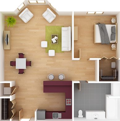Green Door Interiors Interior Layout